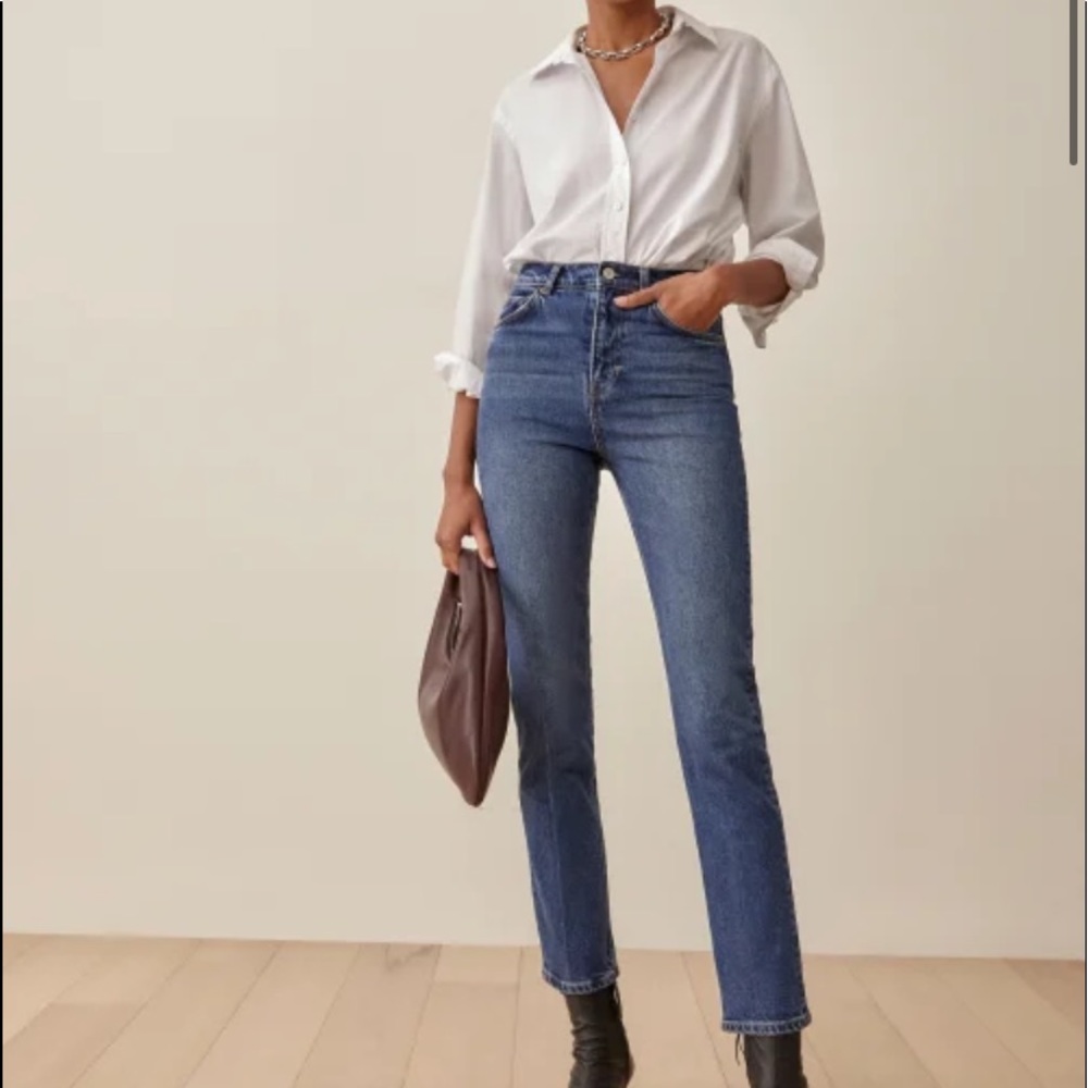 Reformation jeans!! Great butt jeans!